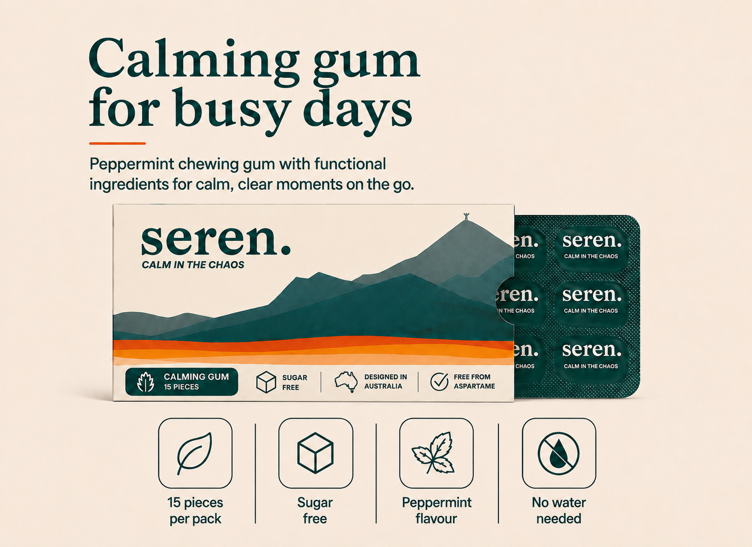 Balanced calming gum