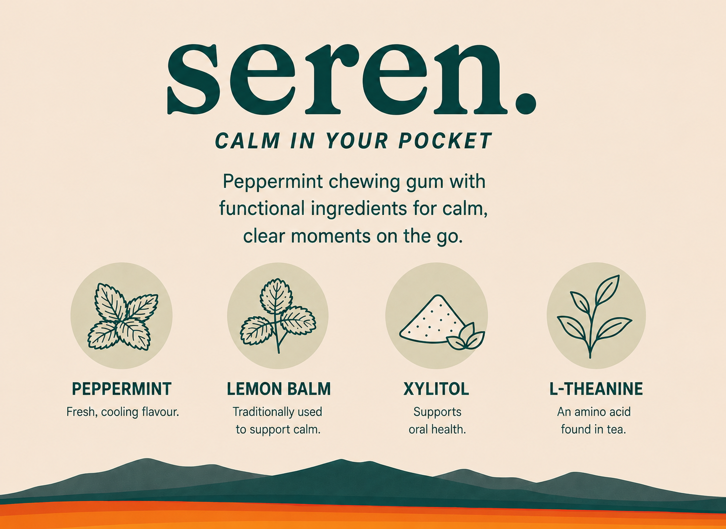 Balanced calming gum